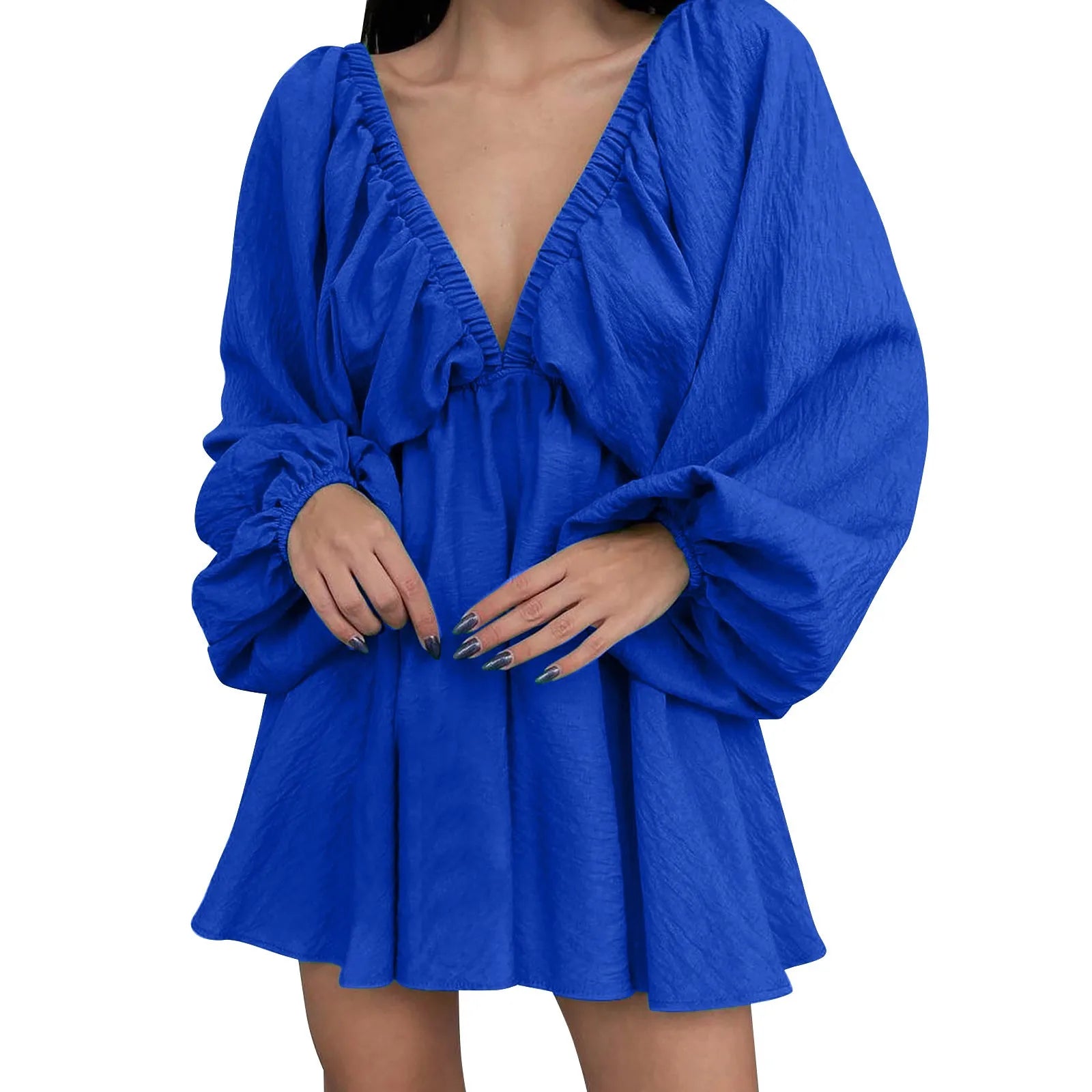 Deep V Neck Dress