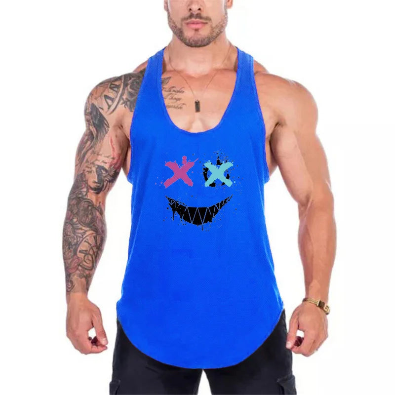 2024 New Men's Sleeveless Vest T-Shirt
