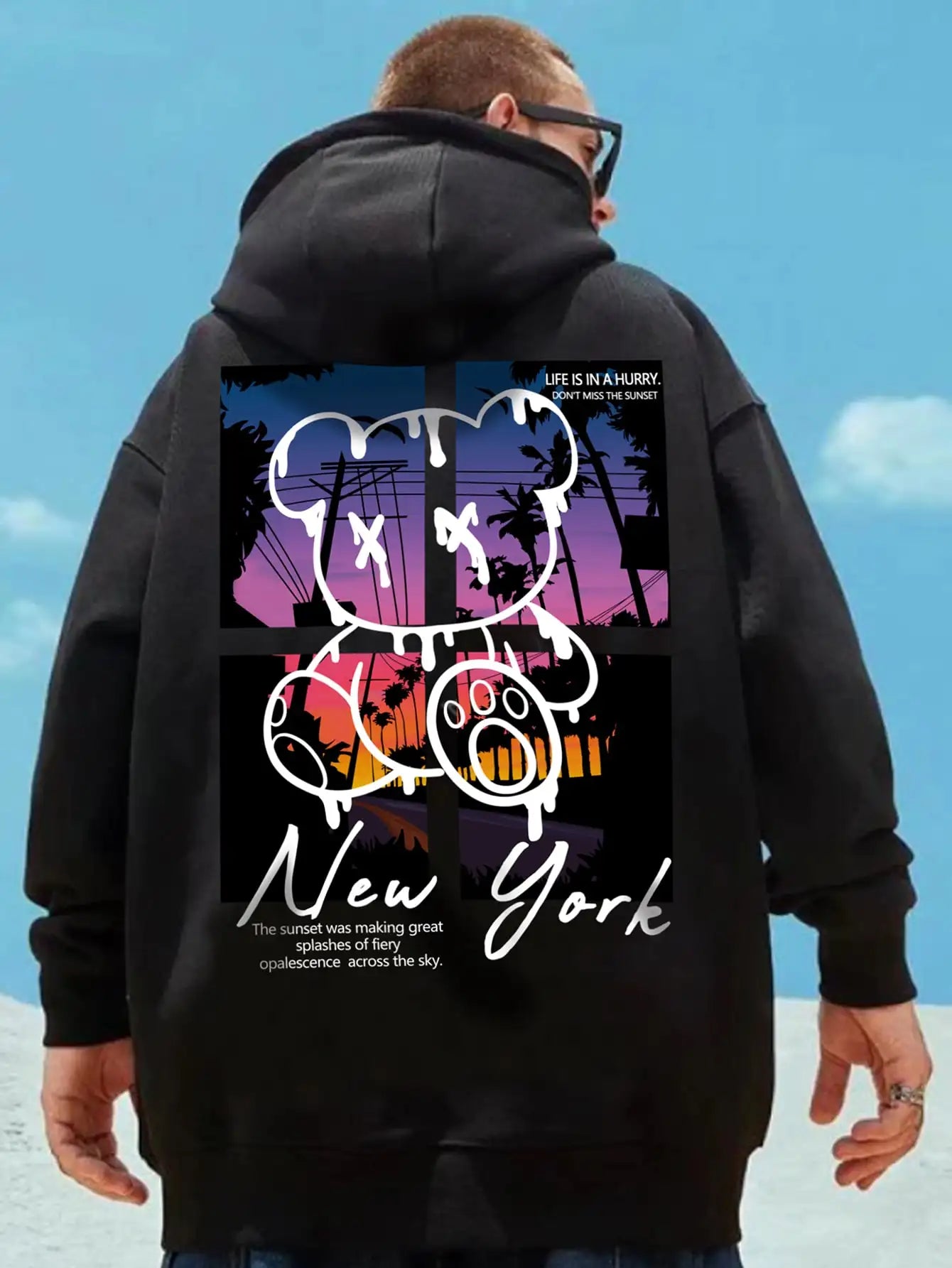 New York Art Word Cartoon Bear
