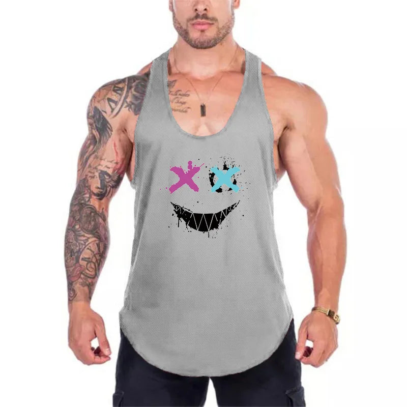 2024 New Men's Sleeveless Vest T-Shirt