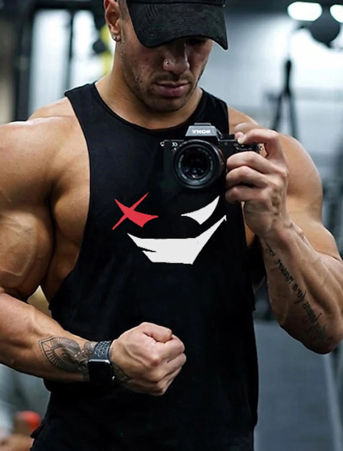 2024 New Men's Sleeveless Vest T-Shirt