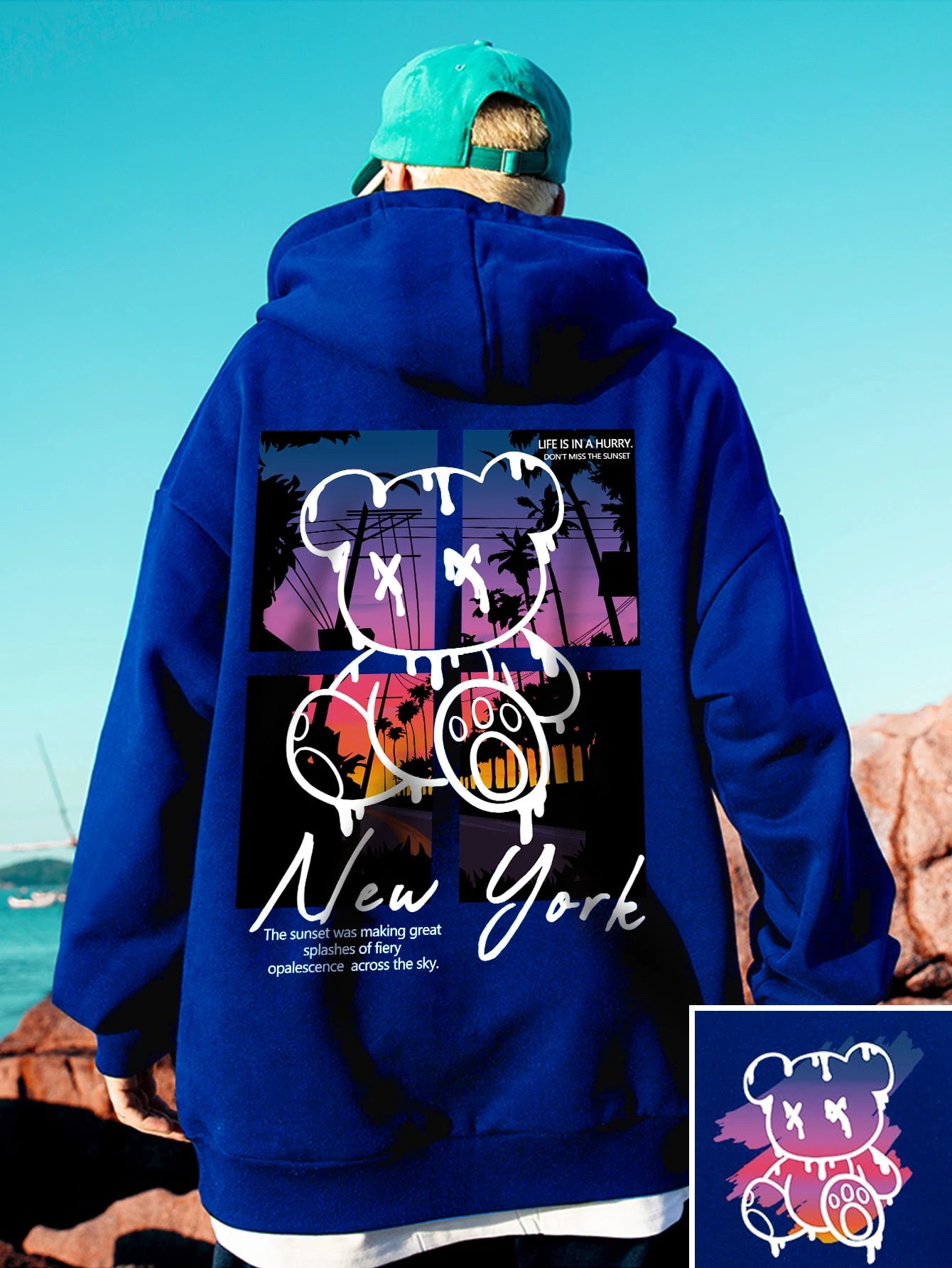 New York Art Word Cartoon Bear